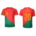 Portugal Joao Cancelo #20 Hemma matchtröja VM 2022 Kortärmad Billigt